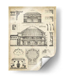 Plan De Arquitectos De La Vendimia III - Vision Studio | Cuadro decorativo de Canvas Lab