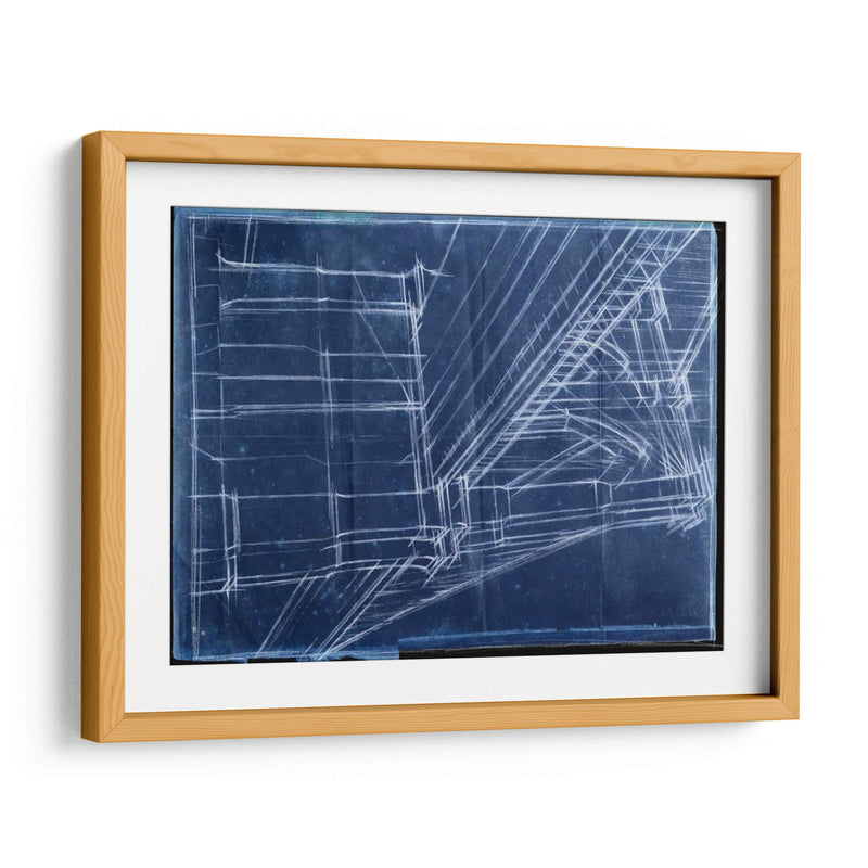 Puente II Blueprint - Ethan Harper | Cuadro decorativo de Canvas Lab