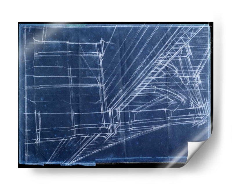 Puente II Blueprint - Ethan Harper | Cuadro decorativo de Canvas Lab