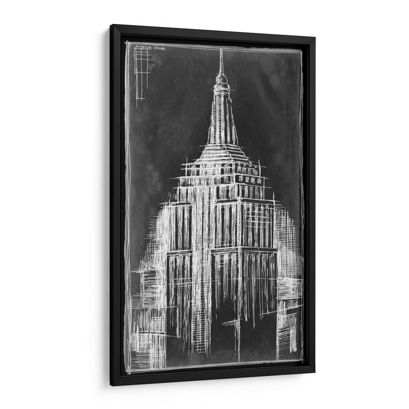 Blueprint Empire State - Ethan Harper | Cuadro decorativo de Canvas Lab