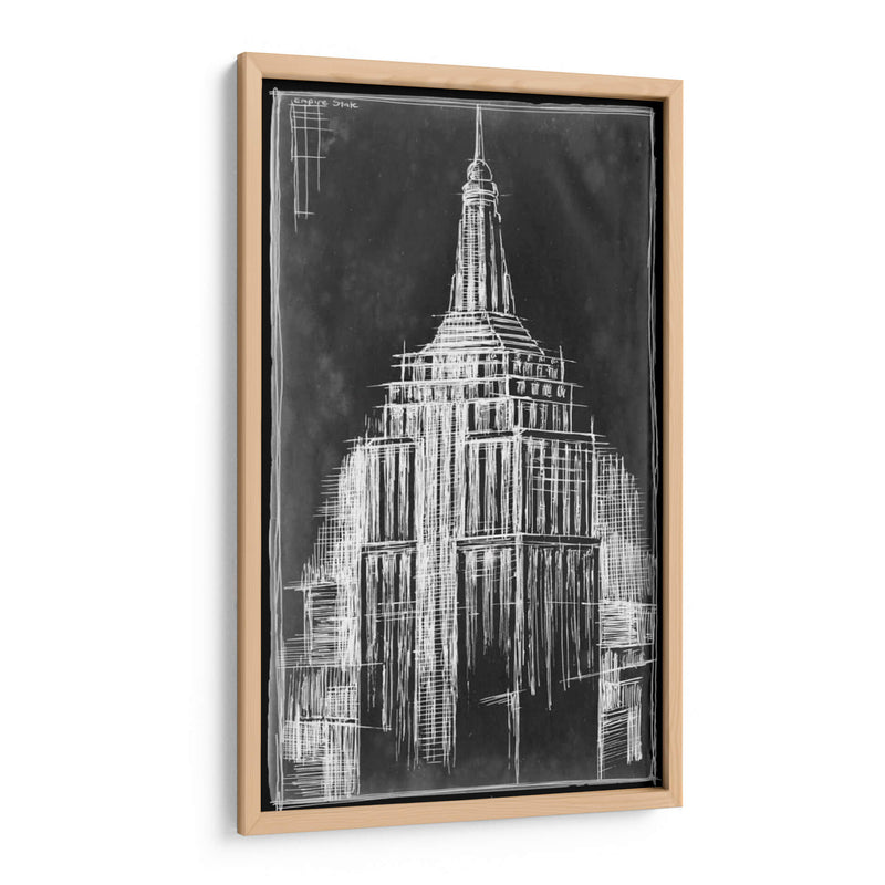 Blueprint Empire State - Ethan Harper | Cuadro decorativo de Canvas Lab