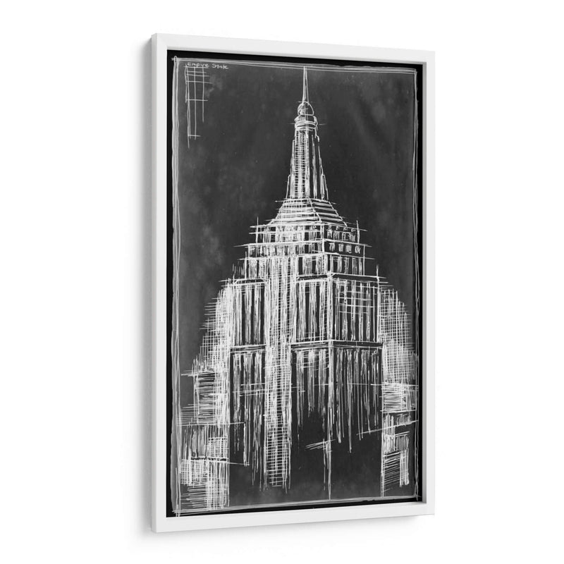 Blueprint Empire State - Ethan Harper | Cuadro decorativo de Canvas Lab