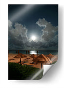 La luna en Cancún | Cuadro decorativo de Canvas Lab