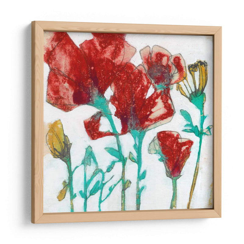 Expresión II Flor - Jennifer Goldberger | Cuadro decorativo de Canvas Lab