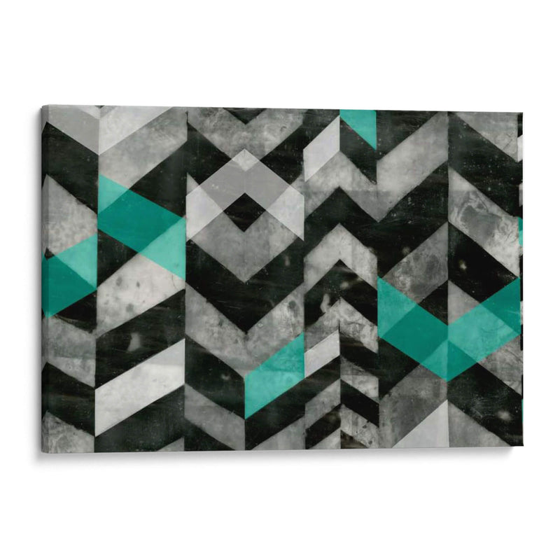 Chevron Exclusión II - Jennifer Goldberger | Cuadro decorativo de Canvas Lab