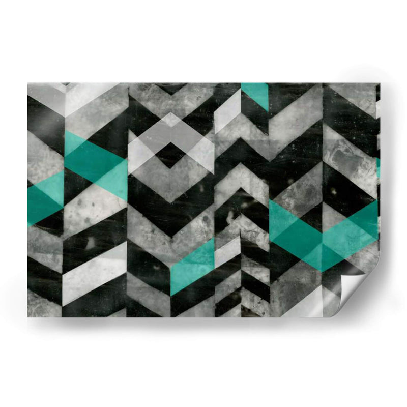 Chevron Exclusión II - Jennifer Goldberger | Cuadro decorativo de Canvas Lab