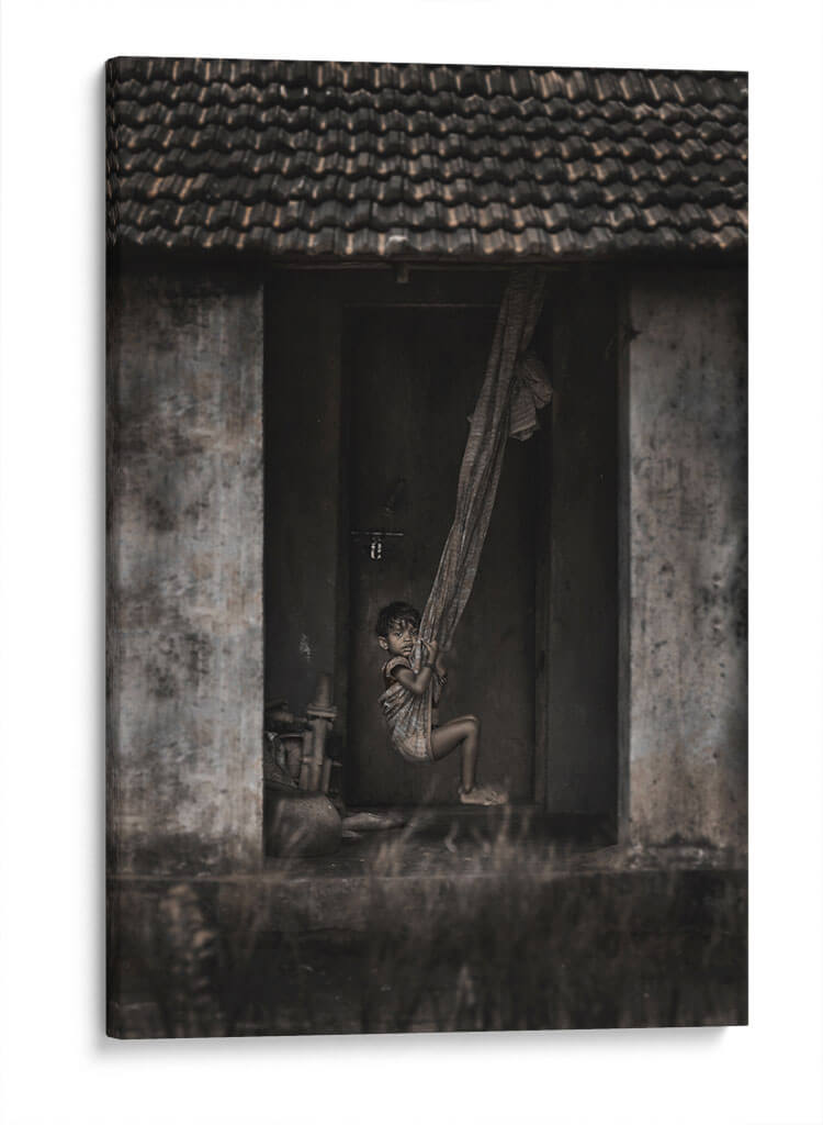 La mirada del niño | Cuadro decorativo de Canvas Lab