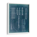 Detalle Náutico Blueprint III - Vision Studio | Cuadro decorativo de Canvas Lab