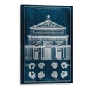 Fachada Del Palacio Blueprint I - Vision Studio | Cuadro decorativo de Canvas Lab