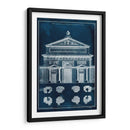 Fachada Del Palacio Blueprint I - Vision Studio | Cuadro decorativo de Canvas Lab