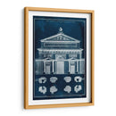 Fachada Del Palacio Blueprint I - Vision Studio | Cuadro decorativo de Canvas Lab