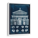 Fachada Del Palacio Blueprint I - Vision Studio | Cuadro decorativo de Canvas Lab
