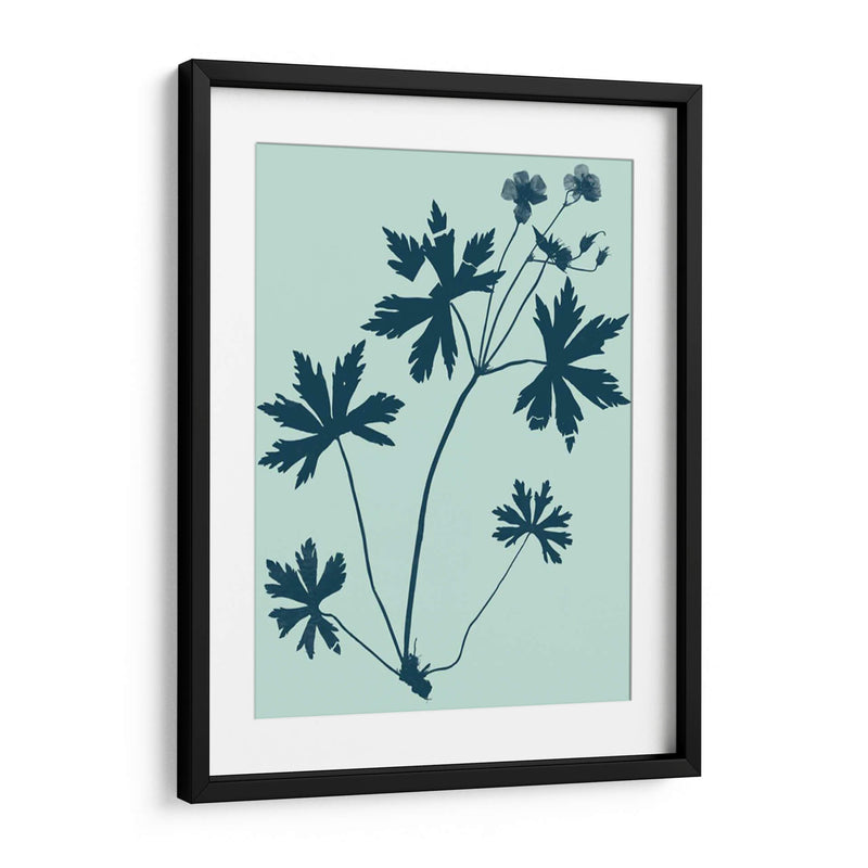 Indigo Y Menta Botanical Estudio III - Vision Studio | Cuadro decorativo de Canvas Lab