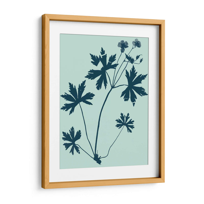 Indigo Y Menta Botanical Estudio III - Vision Studio | Cuadro decorativo de Canvas Lab