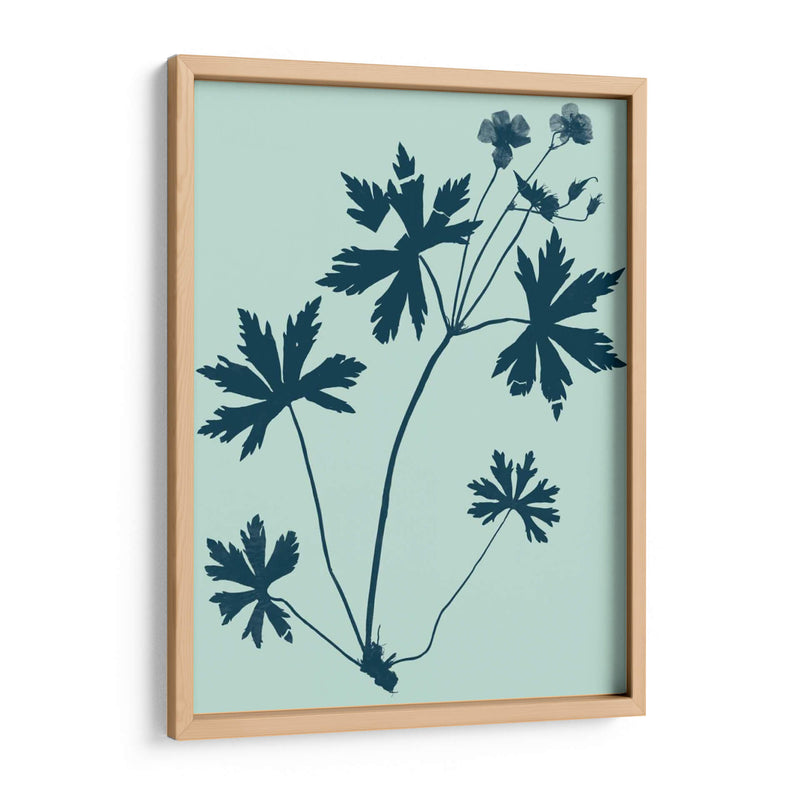 Indigo Y Menta Botanical Estudio III - Vision Studio | Cuadro decorativo de Canvas Lab