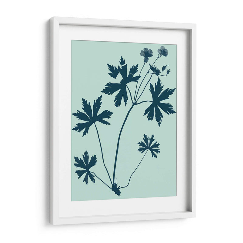 Indigo Y Menta Botanical Estudio III - Vision Studio | Cuadro decorativo de Canvas Lab