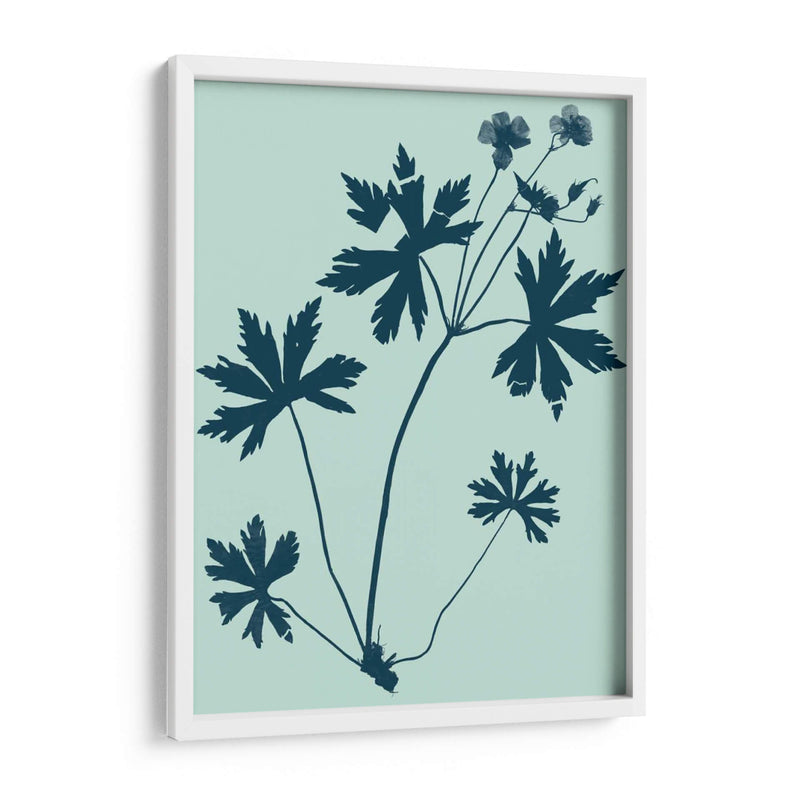 Indigo Y Menta Botanical Estudio III - Vision Studio | Cuadro decorativo de Canvas Lab