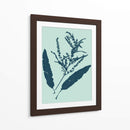 Indigo Y Menta Botanical Estudio IV - Vision Studio | Cuadro decorativo de Canvas Lab