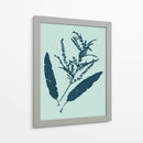 Indigo Y Menta Botanical Estudio IV - Vision Studio | Cuadro decorativo de Canvas Lab