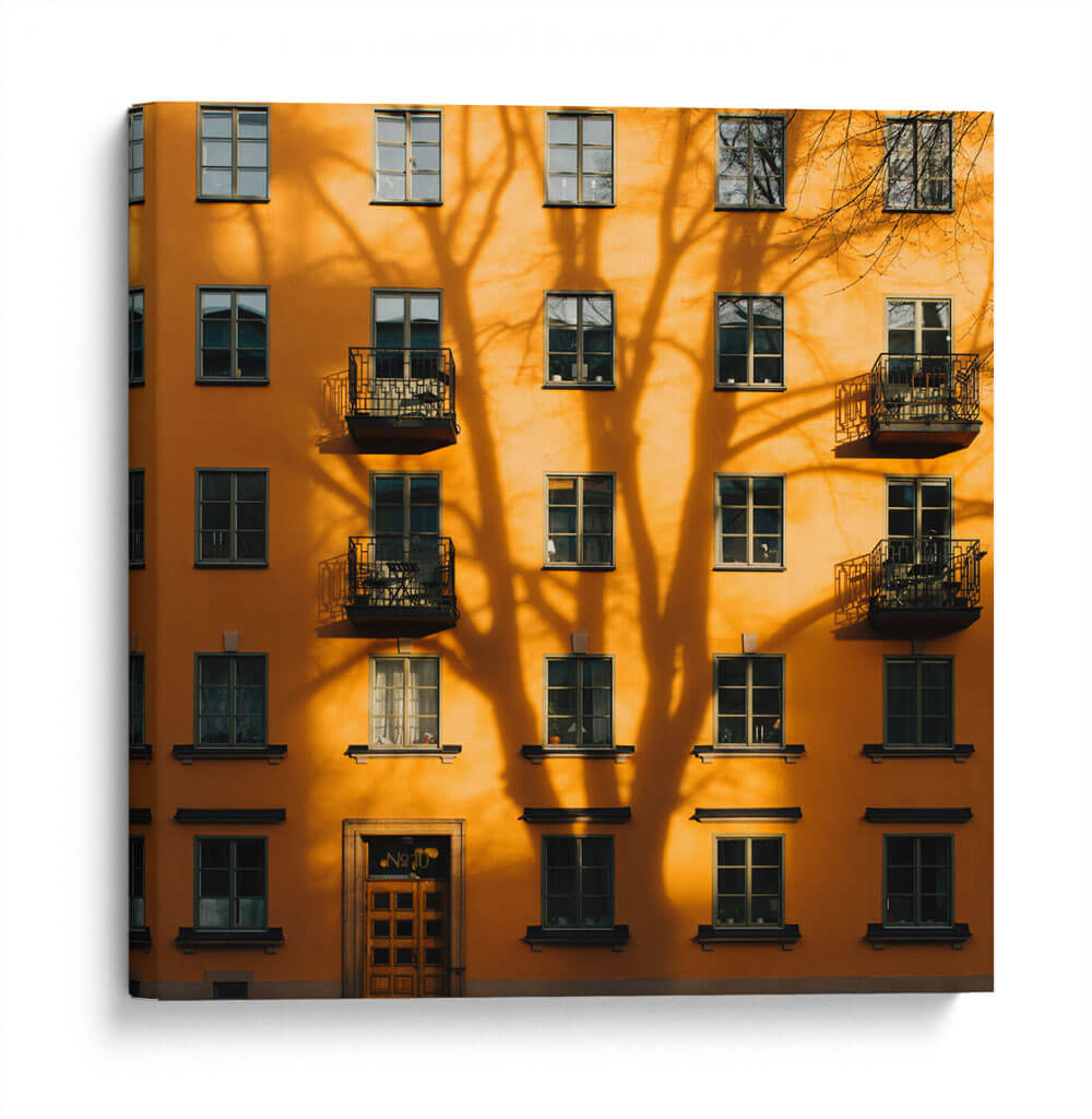 La sombra del edificio | Cuadro decorativo de Canvas Lab