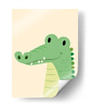 Lagartito feliz | Cuadro decorativo de Canvas Lab