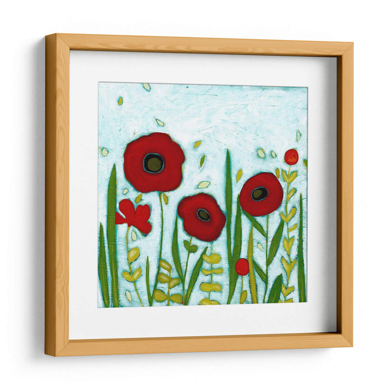 Preciosa Poppies I - June Erica Vess | Cuadro decorativo de Canvas Lab