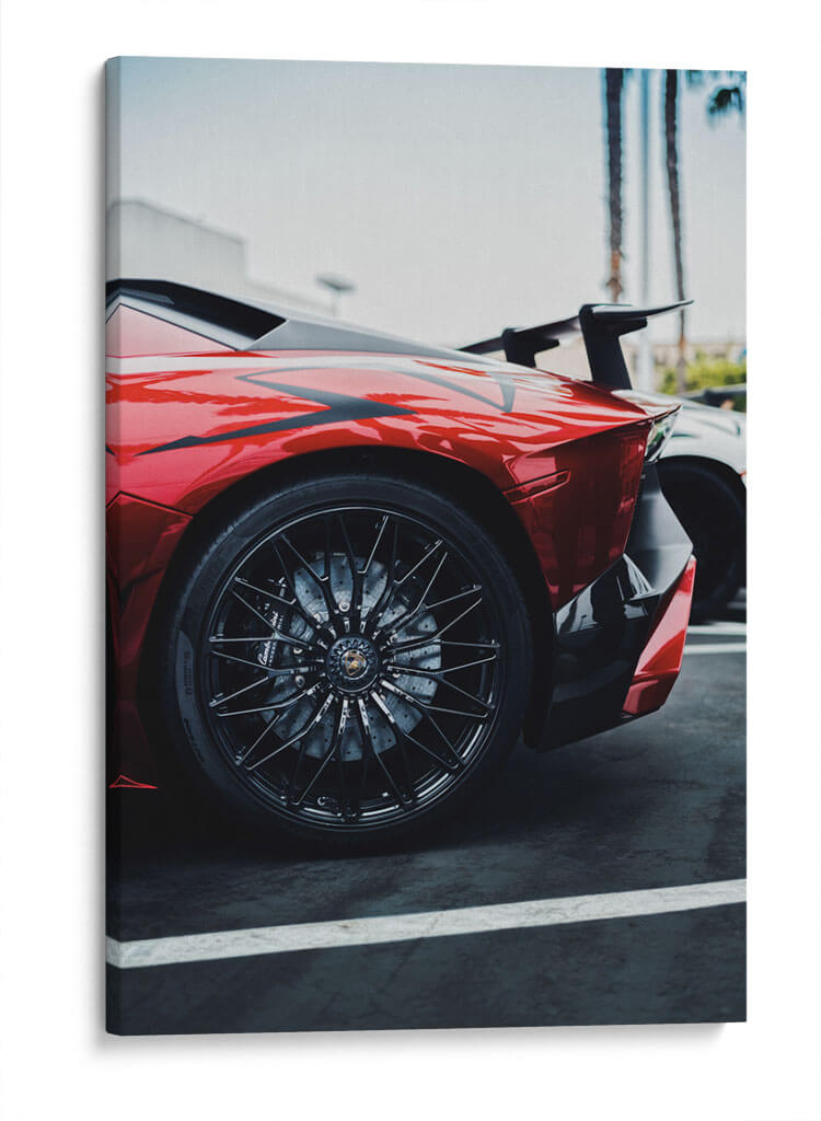 Lamborghini Aventador SV detalle | Cuadro decorativo de Canvas Lab