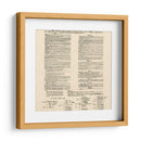 Constitución Documento - Continental Congress | Cuadro decorativo de Canvas Lab