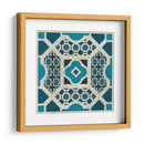 Embellecido Indigo Enrejado V - June Erica Vess | Cuadro decorativo de Canvas Lab