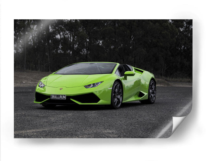 Lamborghini Huracán Roadster | Cuadro decorativo de Canvas Lab