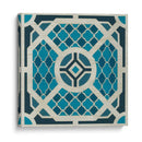 Embellecido Indigo Enrejado VII - June Erica Vess | Cuadro decorativo de Canvas Lab