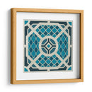Embellecido Indigo Enrejado VII - June Erica Vess | Cuadro decorativo de Canvas Lab