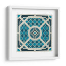 Embellecido Indigo Enrejado VII - June Erica Vess | Cuadro decorativo de Canvas Lab