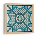 Embellecido Indigo Enrejado VIII - June Erica Vess | Cuadro decorativo de Canvas Lab