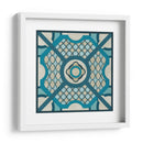 Embellecido Indigo Enrejado VIII - June Erica Vess | Cuadro decorativo de Canvas Lab