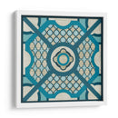 Embellecido Indigo Enrejado VIII - June Erica Vess | Cuadro decorativo de Canvas Lab
