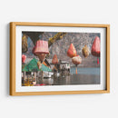 Las casitas en el lago | Cuadro decorativo de Canvas Lab