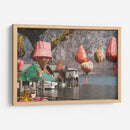 Las casitas en el lago | Cuadro decorativo de Canvas Lab