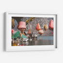 Las casitas en el lago | Cuadro decorativo de Canvas Lab