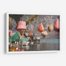 Las casitas en el lago | Cuadro decorativo de Canvas Lab