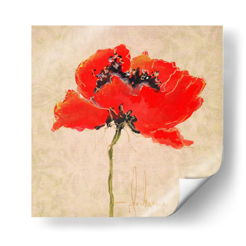 Vivid Red Amapolas III - Leticia Herrera | Cuadro decorativo de Canvas Lab