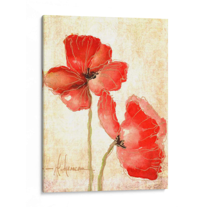 Vivid Red Amapolas IV - Leticia Herrera | Cuadro decorativo de Canvas Lab