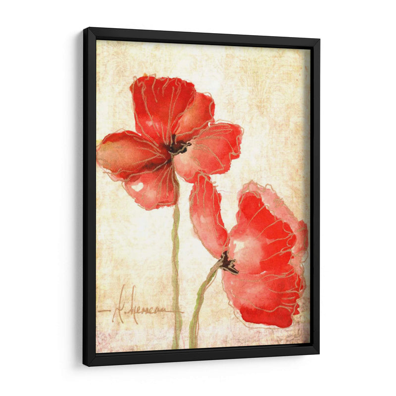 Vivid Red Amapolas IV - Leticia Herrera | Cuadro decorativo de Canvas Lab