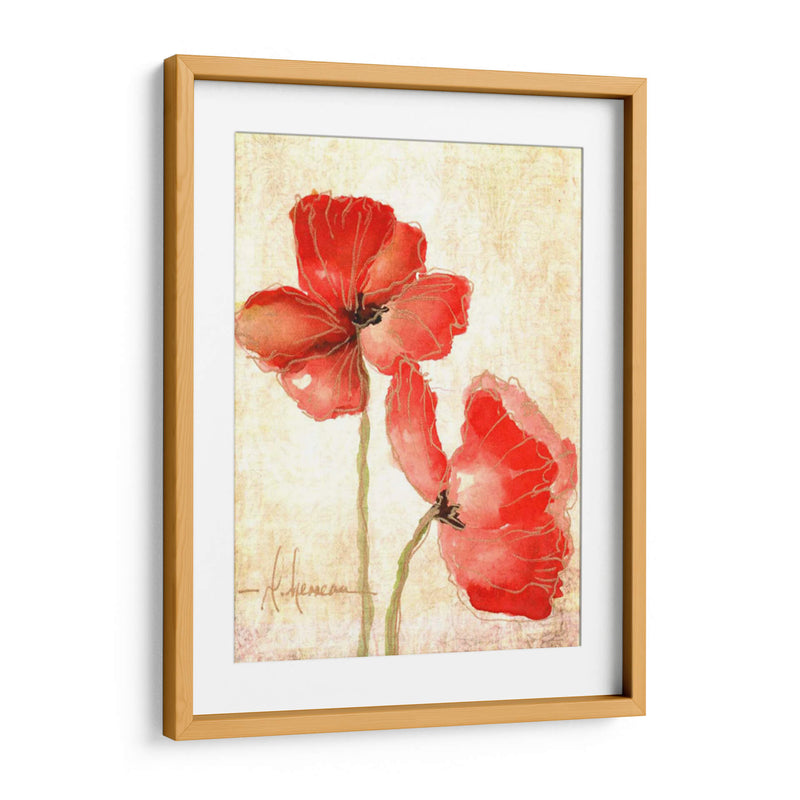 Vivid Red Amapolas IV - Leticia Herrera | Cuadro decorativo de Canvas Lab