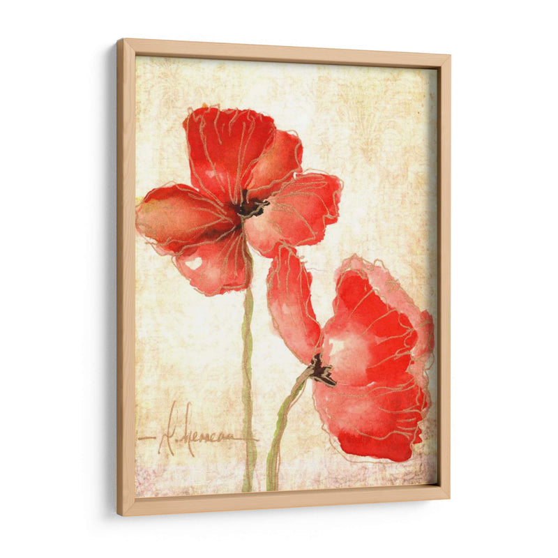 Vivid Red Amapolas IV - Leticia Herrera | Cuadro decorativo de Canvas Lab