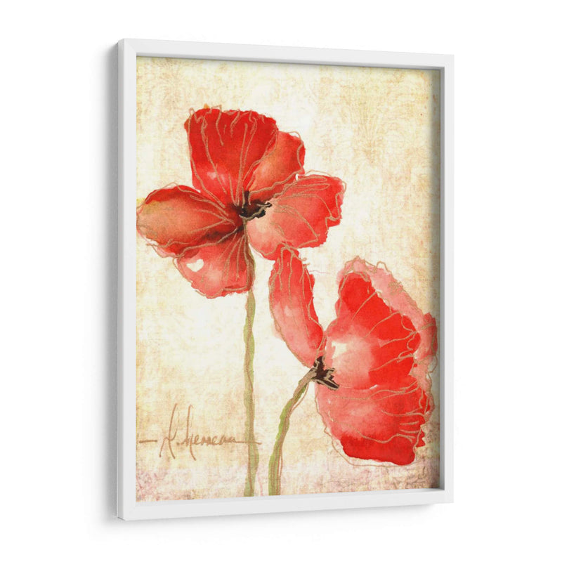 Vivid Red Amapolas IV - Leticia Herrera | Cuadro decorativo de Canvas Lab