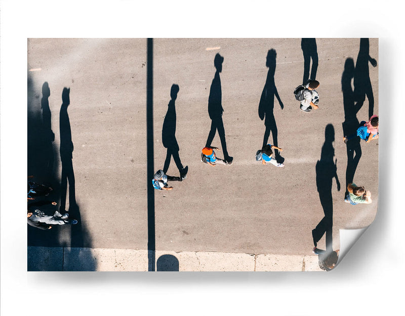 Las sombras del camino | Cuadro decorativo de Canvas Lab