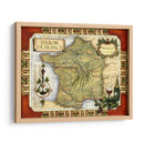 Vino Mapa De Francia El Cgp | Cuadro decorativo de Canvas Lab