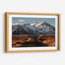 El camino hacia la montaña nevada | Cuadro decorativo de Canvas Lab