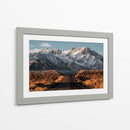 El camino hacia la montaña nevada | Cuadro decorativo de Canvas Lab